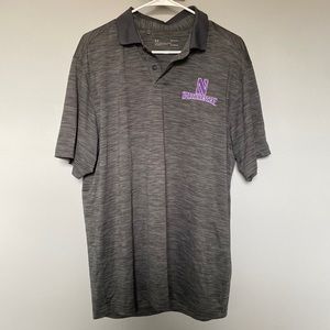 Under Armour grey Northwestern Polo